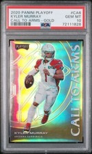 2020 Panini Playoff Kyler Murray #CA-6 Call to Arms Gold /10 PSA 10