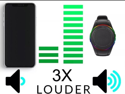 Frewico X10 Bluetooth Speaker Watch MP3 Player Waterproof with TWS+Voice Control