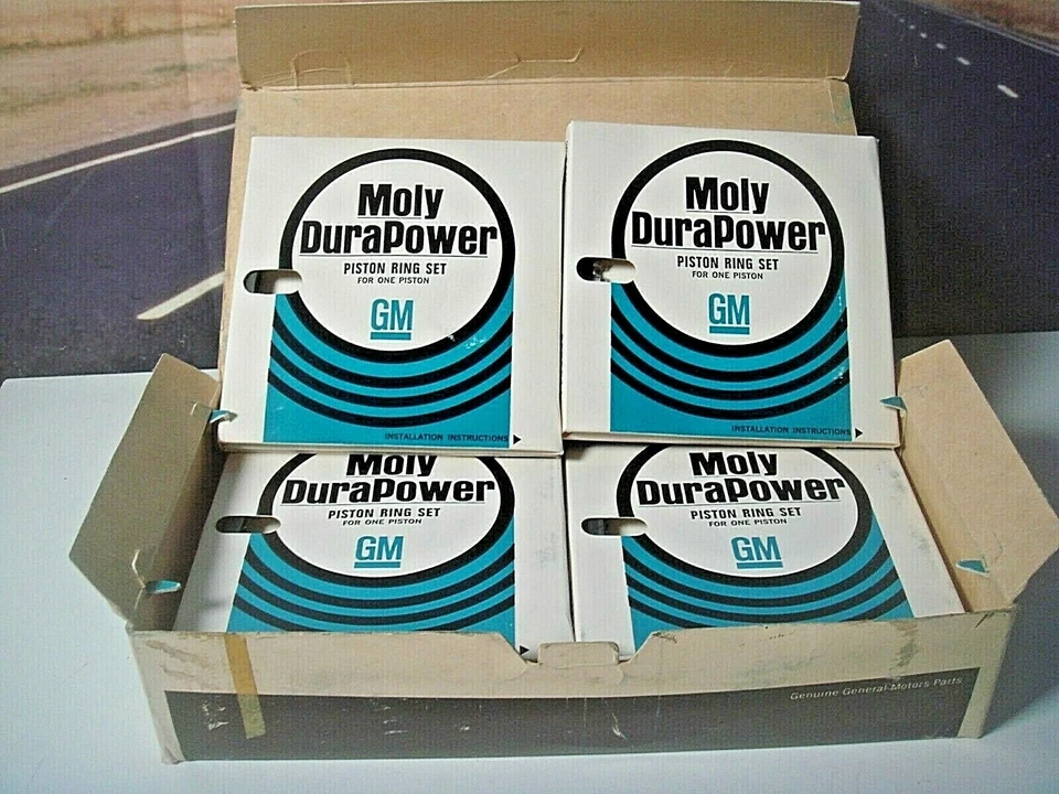 Juego de anillos de pistón Corvette Impala Camaro Pontiac .060 427 428 CID GM 3879914 G4  Foto 2 de 4