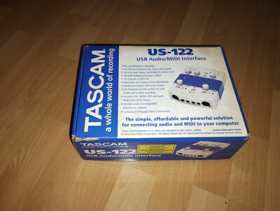 Tascam US 122 USB Audio/ Midi Interface
