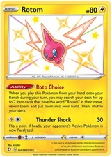 LP Pokemon Rotom - SV038/SV122 - Shiny Holo Rare Lightly Played Shining Fates on eBay