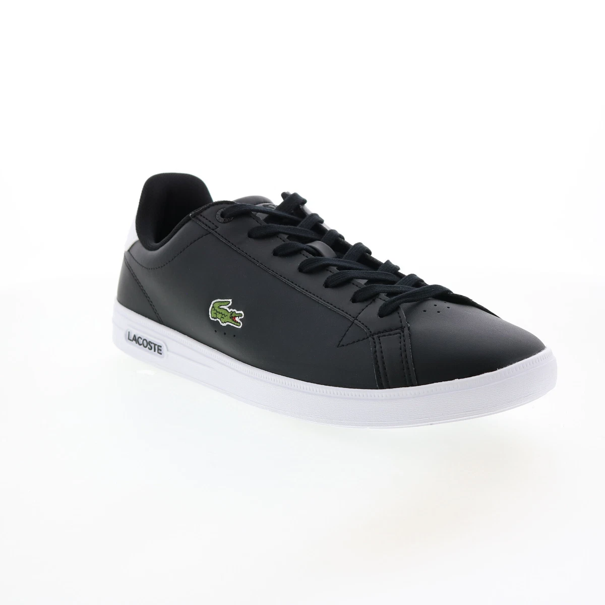 Lacoste Pro 222 1 Mens Black Leather Lifestyle Sneakers Shoes | eBay