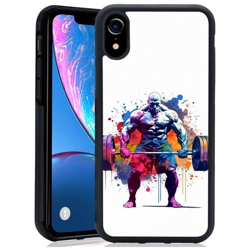 For Samsung A15 A16 S23 S24 S25 Ultra FE Fitted Case Skin Print weightlifter art - 第 8/25 張圖片