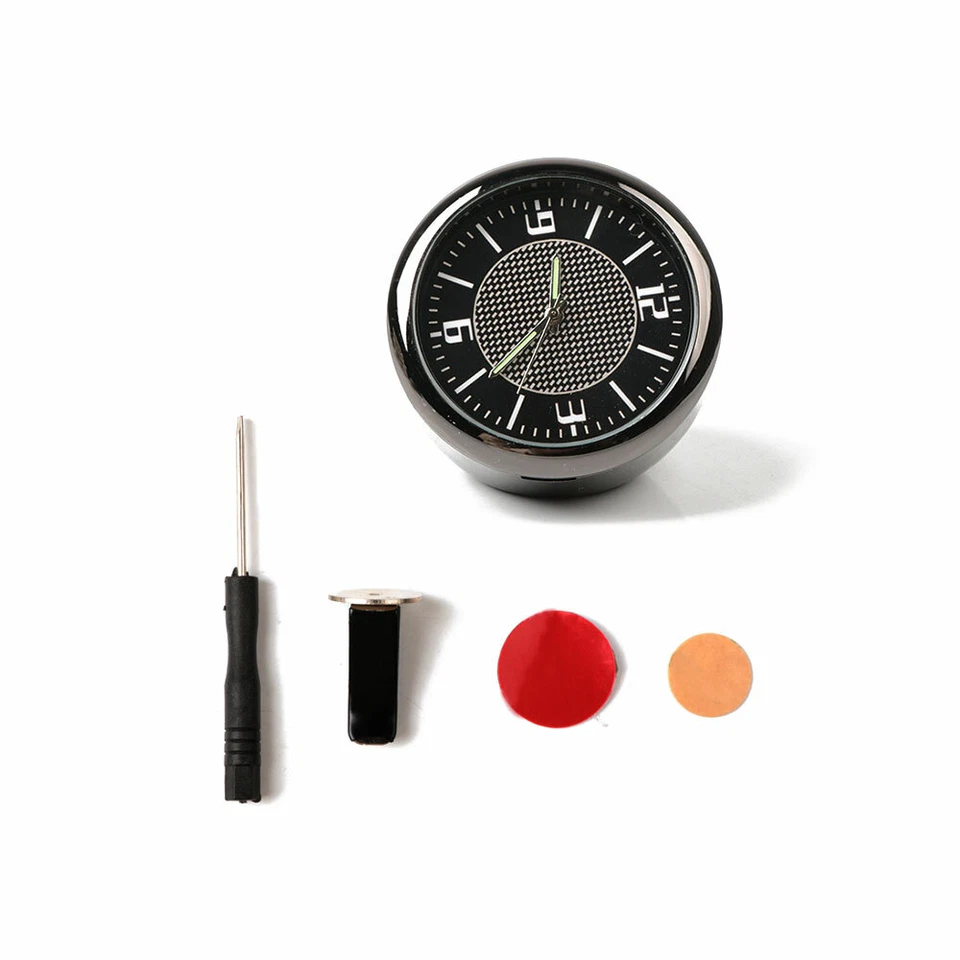 Mini Clock Car Watch Air Vents Outlet Clip Dashboard Time Display Accessories - Image 3 of 4