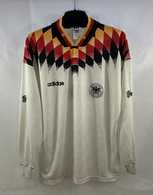 Germany Match Issue L/S Home Football Shirt 1994/96 Adults Germany Match Issue L/S Home Football Shirt 1994/96 Adults