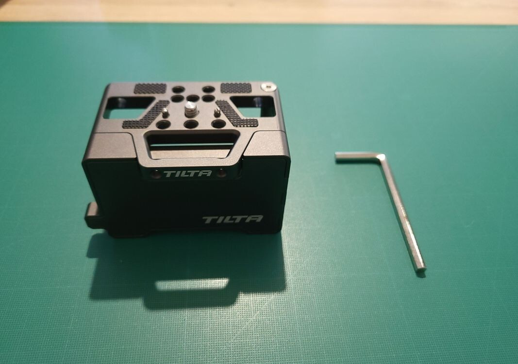 Embase Tilta F970 en Aluminium CNC Haute Précision pour BMPCC6K