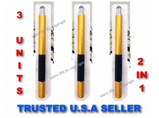 3x Stylus Pen 2 in 1 Fine Point & Mesh Tip for Touch Screen Tablet PC smartphone