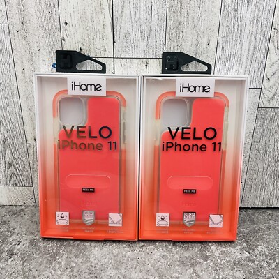 2 iPhone 11 Silicone Case Coral Salmon Peach-ihome Velo