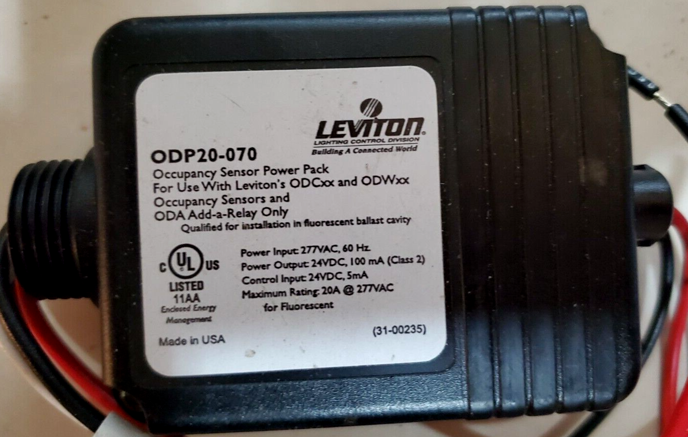 Leviton ODP20070 Occupancy Sensor Power Pack for ODC & ODW Sensors