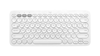 Logitech K380 Bluetooth Kabellose-Tastatur Windows Mac Android QWERTY Weiß