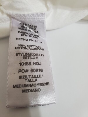 Vintage Juicy Couture Logo House Of Juicy 2006 White y2k Sz M
