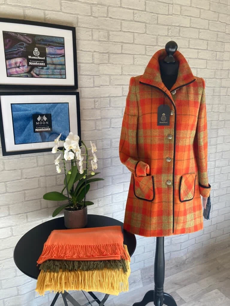 Harris tweed coat ladies outlet