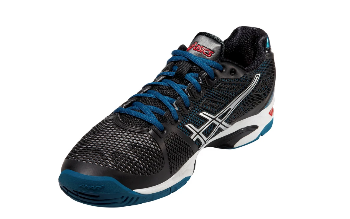 ASICS Mens Sneakers Gel Solution Speed 2 Clay Printed Black Size