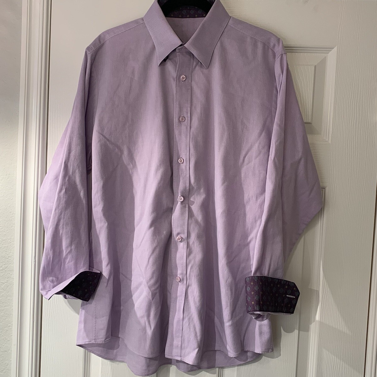 Larry Boyer Wardrobe Management Design Custom Dress Shirt (See Pics 4 Size)  | eBay