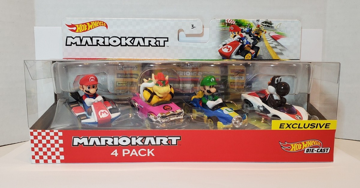 Hot Wheels 2019 Mario Kart Exclusive RARE Black Yoshi Die Cast 4