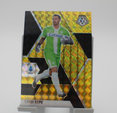 2020-21 Panini Prizm Mosaic Serie A LUIGI SEPE 6/8 Gold Prizm No. 63