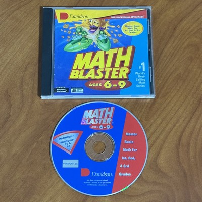Math Cd Davidson Math Blaster Ages 6-9 (Microsoft Windows Macintosh CD-ROM ...
