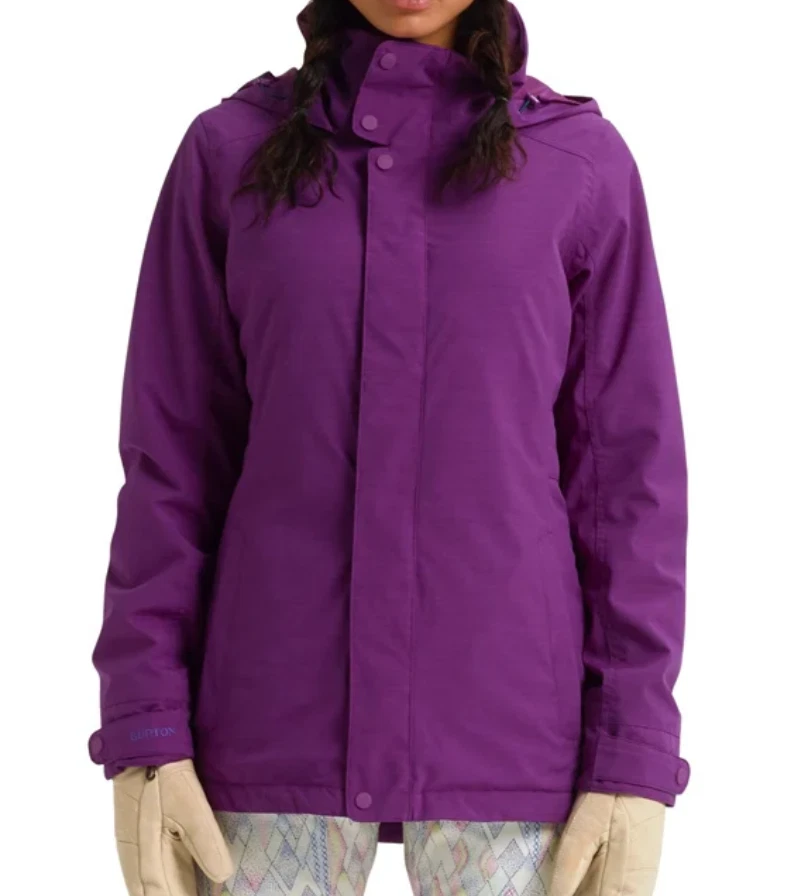 BURTON JET SET LADIES SNOW BOARD JACKET PURPLE UK10 SMALL RRP £180 #EB10