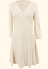 Andrew Marc Woman's Extra Large Natural Sweater Dress NWT