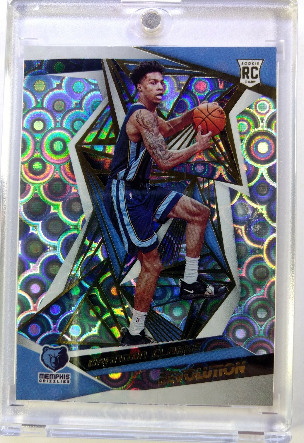 2019-20 Panini Revolution Groove Brandon Clarke Rookie RC #120, Grizzlies