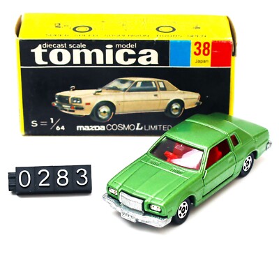 New Tomica 38 Mazda Cosmo L Limited Scale 1/64  Made in Japan Tomy Diecast