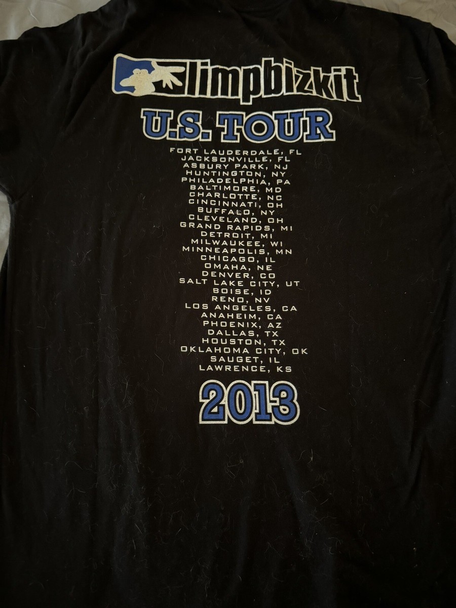 Limp Bizkit 2013 Tour Shirt Size Medium Significant Other Gold