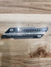 G S Germanow Simon Machine Co. Millimeter Guage Cylinder & Round Watch Tool