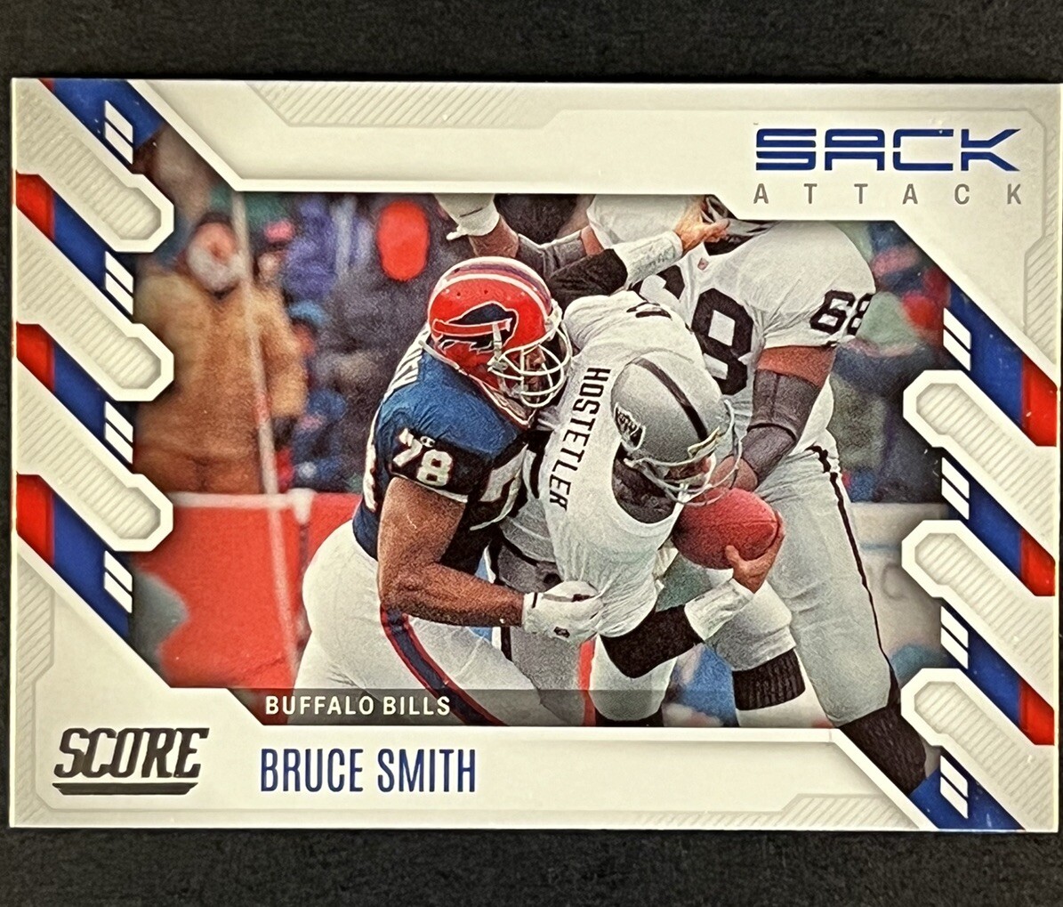 Bruce Smith 2022 Score-  Sack Attack #SA-BS Buffalo Bills