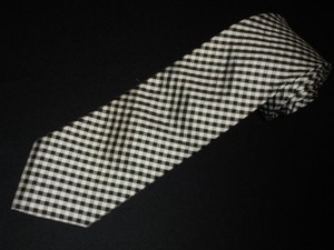 Charles-Tyrwhitt-Gravata-Luxo-Preto-e-Branco-verificar-Gravata-Tecido-Xadrez-Longo-Novo