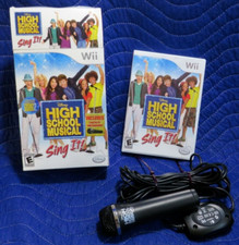High School Musical: Sing It Complete w/ Box, Microphone Game Instructions