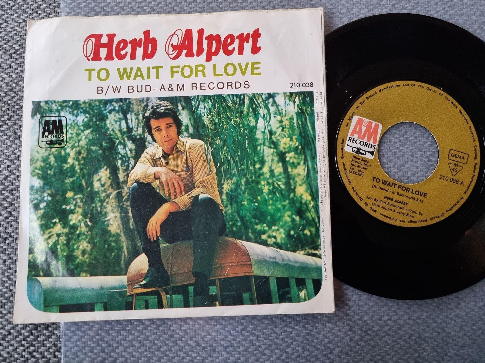 7"" Single Herb Alpert - To wait for love Vinyl Germany
