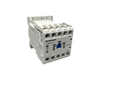 Schrack Schütz 3-polig, CUBICO Mini, 5,5kW, 12A, 1S, 24VDC LZDM1215 - -