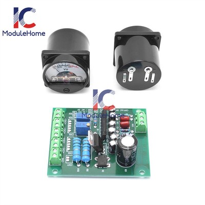 DC9-12V VU Level Audio Meter Driver Board VU Meter Warm Backlight for Amplifier