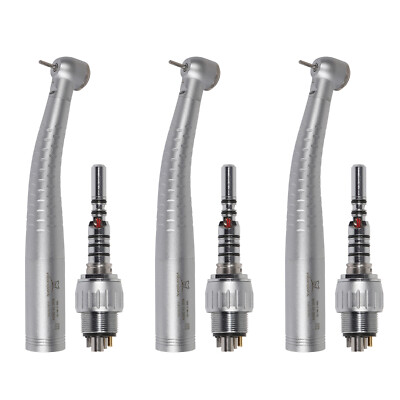 Dent High Speed Fiber Optic Handpiece & LED Quick Coupler Coupling 6H for KaV