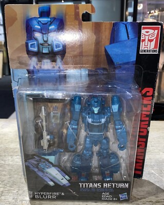 Transformers Titans Return deluxe class Autobot Blurr + Headmaster Hyperfire New