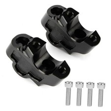 Motorcycle Handlebar Risers, CNC Handle Bar Risers Mount Clamp Adaptor