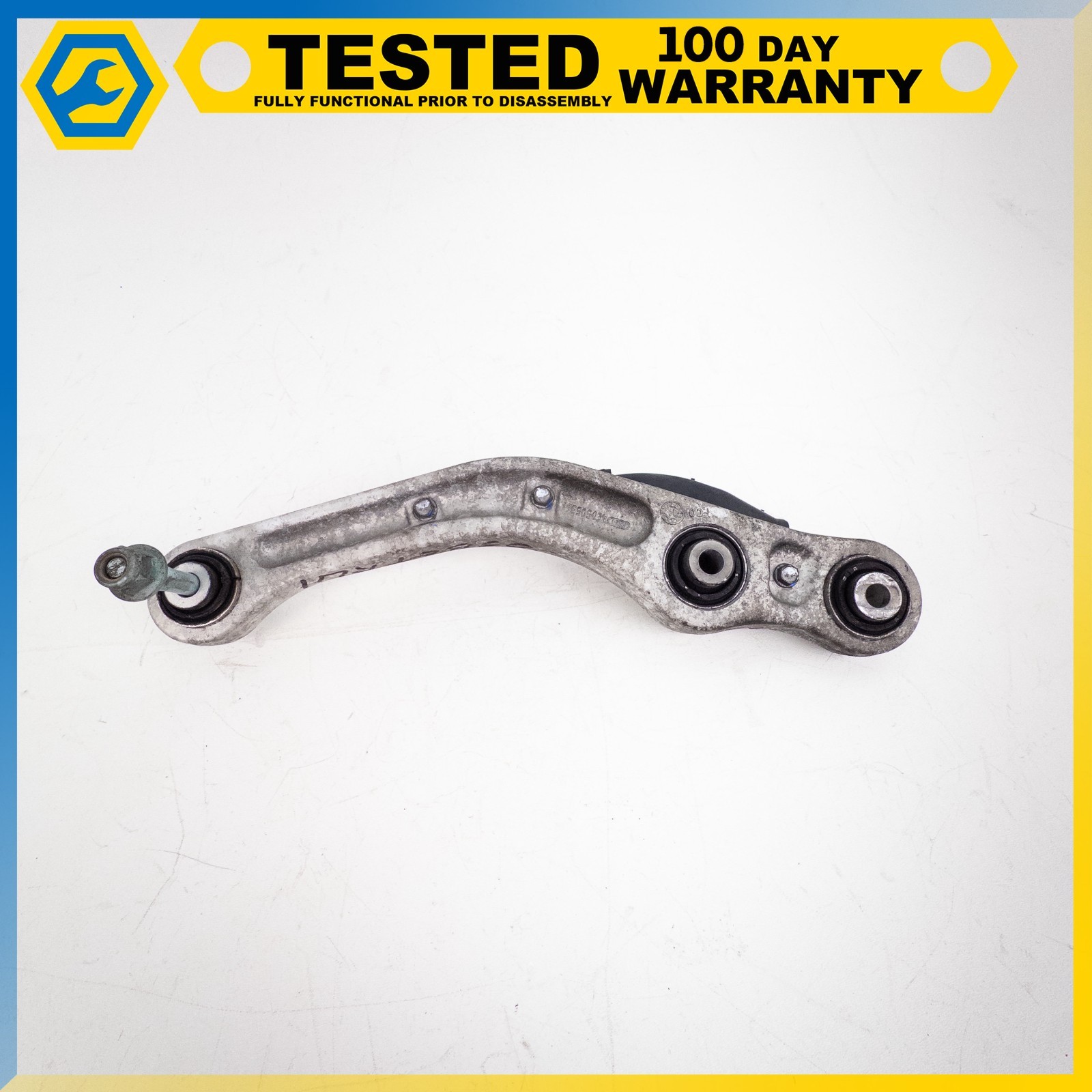 03-13 BENTLEY CONTINENTAL GT FLYING SPUR REAR LEFT LOWER CONTROL ARM SET OEM