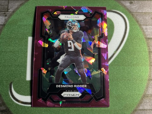 2023 Panini Prizm - Desmond Ridder Purple Cracked Ice /225 Falcons