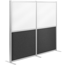 VIVO Modular Wall System, 2 PET + Magnetic Whiteboard Panels, Office Dividers