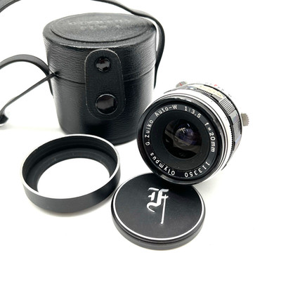 Olympus PEN G.Zuiko Auto-W 20mm F3.5 Wide Angle Weitwinkel SELTEN TOP  