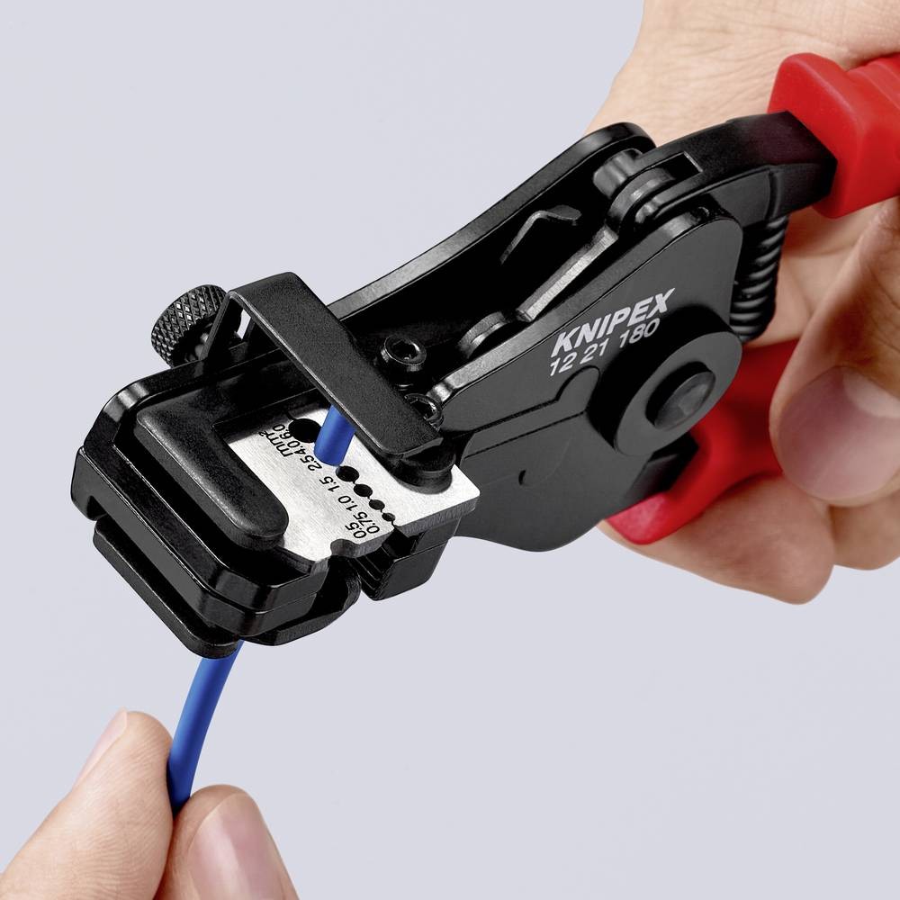 Pince à dénuder 0.5 à 6 mm² Knipex 12 21 180 outil de coupe électricien - 4