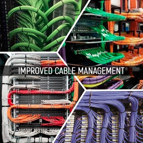 Bridas con cremallera de cable de alta resistencia ALBO - 8-24", negro/blanco, 100-5000 piezas - Imagen 161 de 164