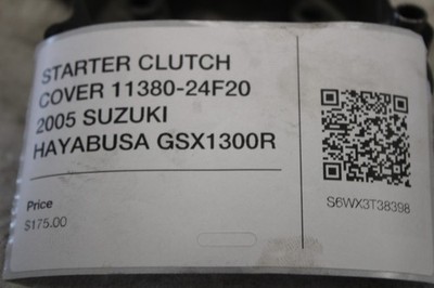 STARTER CLUTCH COVER 11380-24F20 2005 SUZUKI HAYABUSA GSX1300R | eBay
