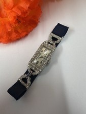 1920s Longines Diamond/sapphire Cocktail Watch 
