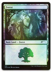 Forest #572 Secret Lair Drop Foil Jumpstart Lands