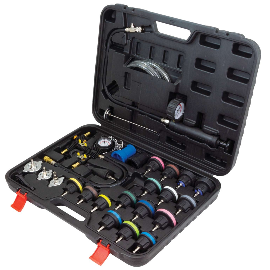 Welzh Werkzeug 24-Piece Radiator Pressure And Cooling System Tester Tool Kit - Image 2