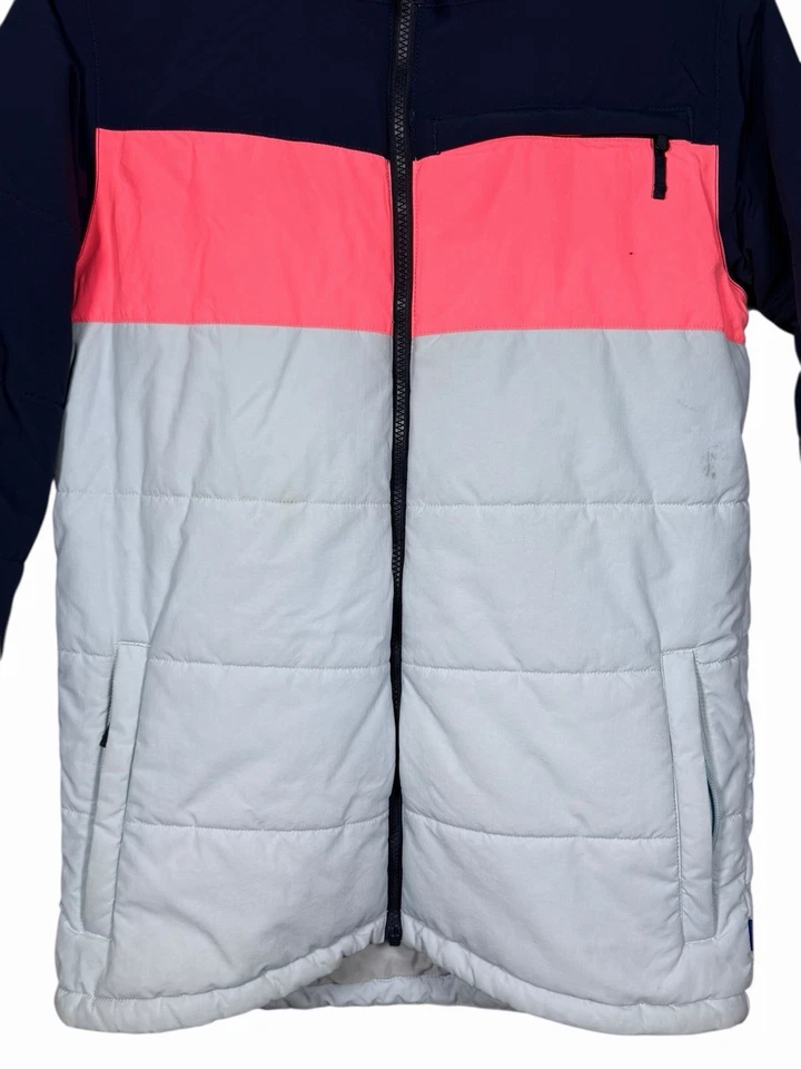 Burton Kids XL 14/16 Amarillo Tortuga Cuerda Chaqueta Snowboard Esquí Abrigo Bloque de Color Foto 4 de 4