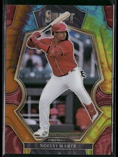 2023 Panini Select #161 Noelvi Marte Tie-Dye Prizm #/25