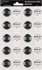 RFA-67 RFA-67D-11 6V Replacement Battery Long-Lasting  High Capacity Compatible