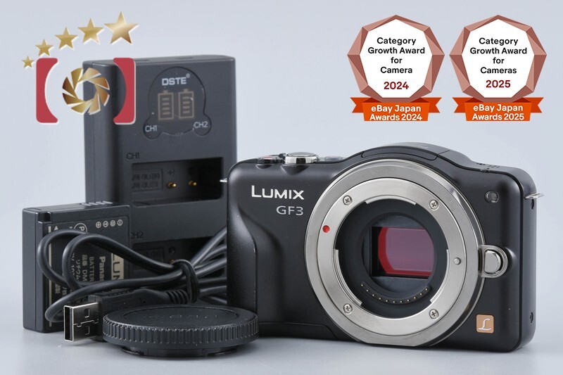 Panasonic LUMIX DMC-GF3 Black 12.1 MP Digital Camera [Japanese